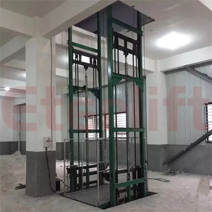 Industrial Guide Rail Elevator