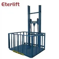 Chain Guide Rail Type ลิฟท์บรรทุกสินค้า