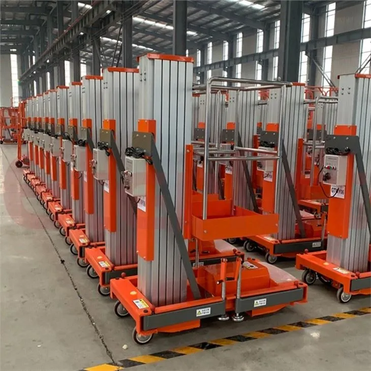 บันไดอลูมิเนียมไฮดรอลิกไฟฟ้าเคลื่อนที่