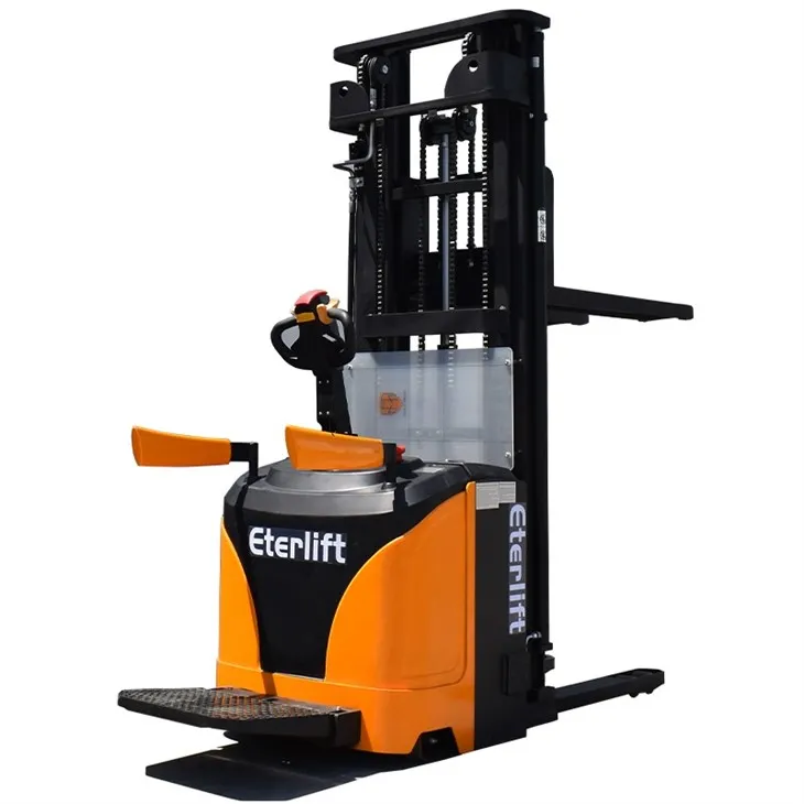 Stand-on Pallet Stacker Truck